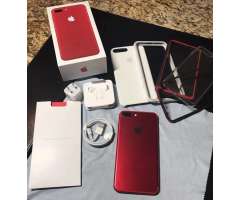iphone 7 más smartphone rojo con los casos