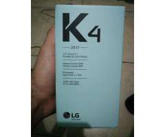 Teléfono celular LG K4 NUEVO en caja con todos su accesorios MUY BARATO