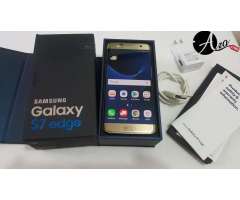 Samsung Galaxy S7 edge gold en caja garantía, acepto cambios&#x21;&#x21;