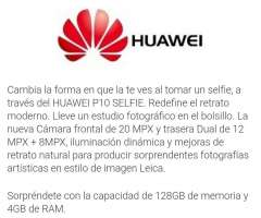 Huawei P10 Selfi Totalmente Nuevo