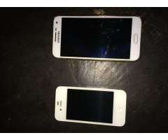 Vendo o cambio&#x3a; Samsung Galaxy E5 y iPhone 4S.