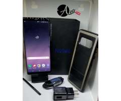 Vendo o cambio Samsung Galaxy Note 8 negra en caja muy buen estado en caja&#x21;