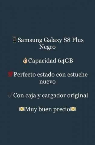 Samsung Galaxy S8 Plus Negro 64Gb